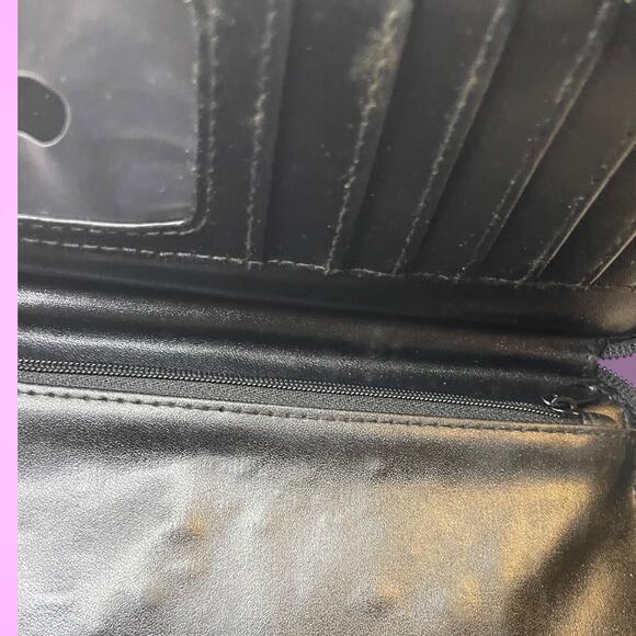 NWT SANRIO HELLO KITTY Black and Gray Hello Kitty Zip Around Wallet/Clutch - Picture 14 of 15